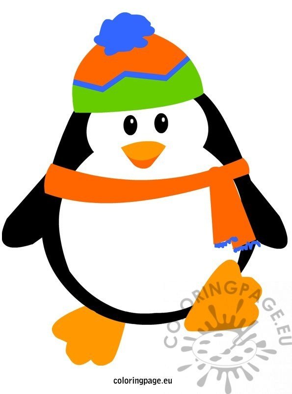 winter penguin clip art - photo #7