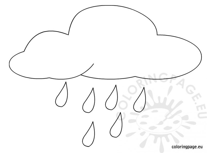 rain coloring pages - photo #9