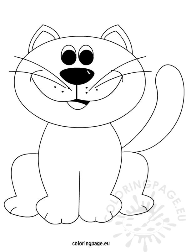 Cat coloring page – Coloring Page