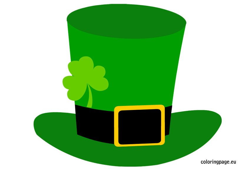 Free St Patrick’s Day Hat Coloring Page