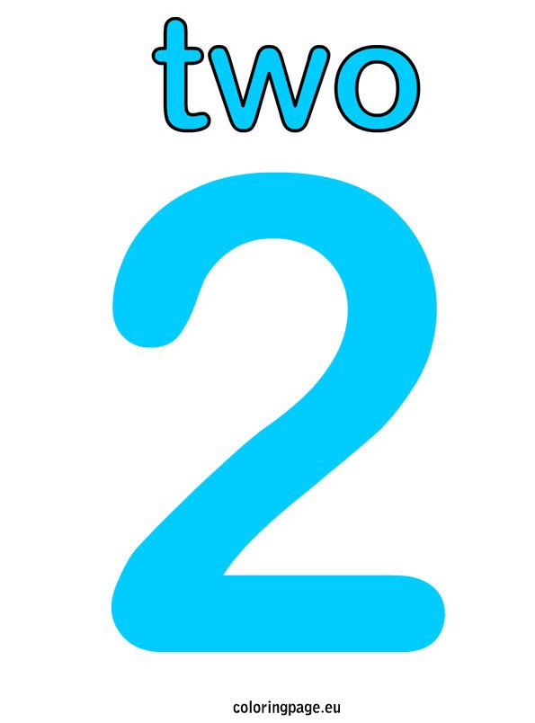 number-2-coloring-page