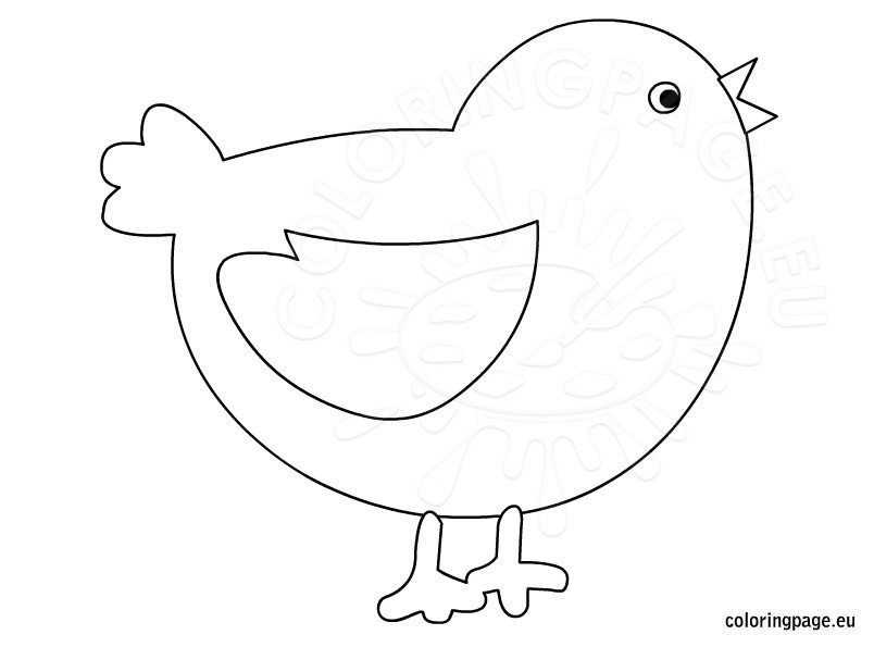 baby chick hatching coloring pages - photo #16