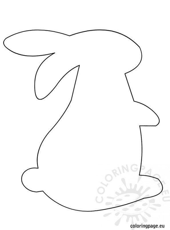 Printable Easter Bunny Template Pdf bmp central