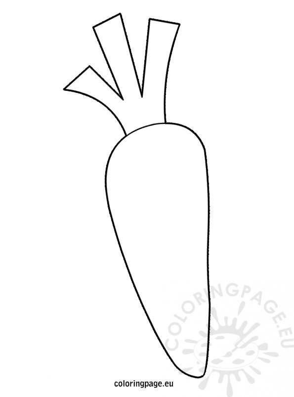 Vegetable Coloring Page