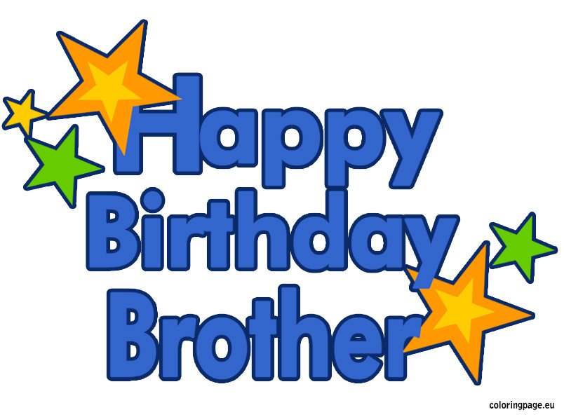 free happy birthday brother clipart - photo #6