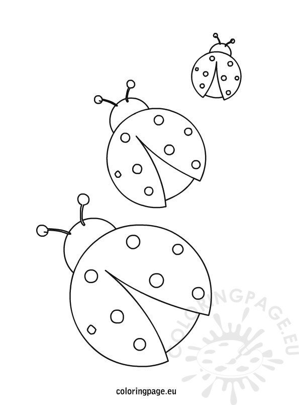 Ladybugs coloring page – Coloring Page
