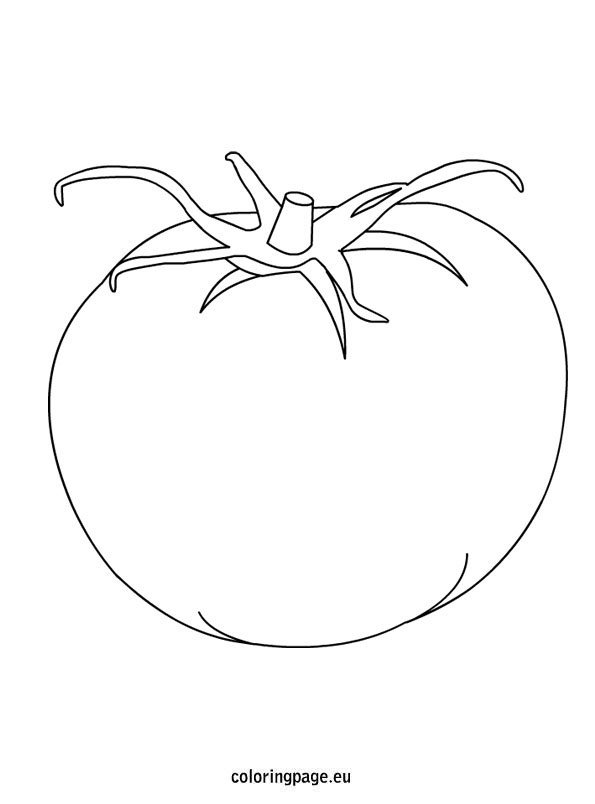 Tomato coloring page – Coloring Page