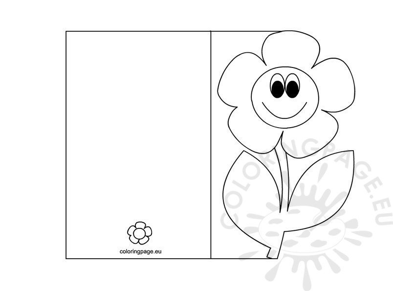 Mother’s Day Card coloring page – Coloring Page