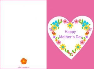 free downloadable mothers day card templates free downloadable mothers day card templates