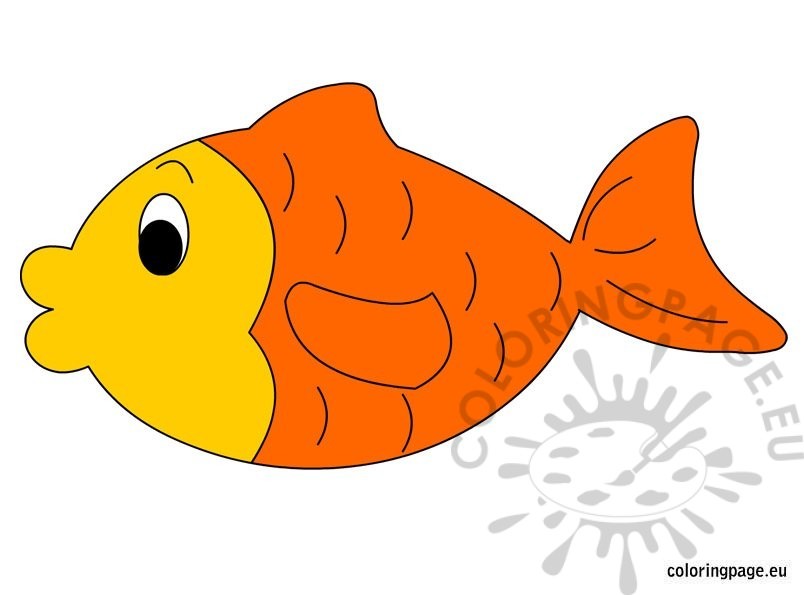 Goldfish Coloring Page