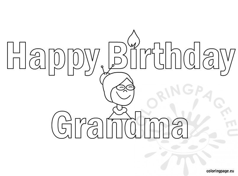 Birthday Cards For Grandma Printable Printable Templates
