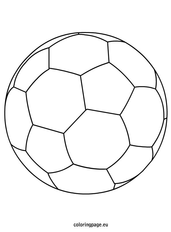 Soccer ball coloring page Coloring Page