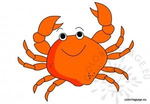 Crab – Coloring Page