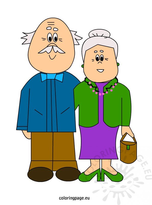 free clipart of grandparents - photo #3