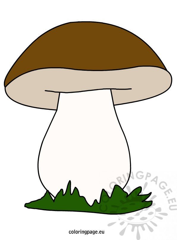 Mushroom – Coloring Page