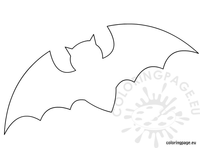 Bat Templates For Halloween Free