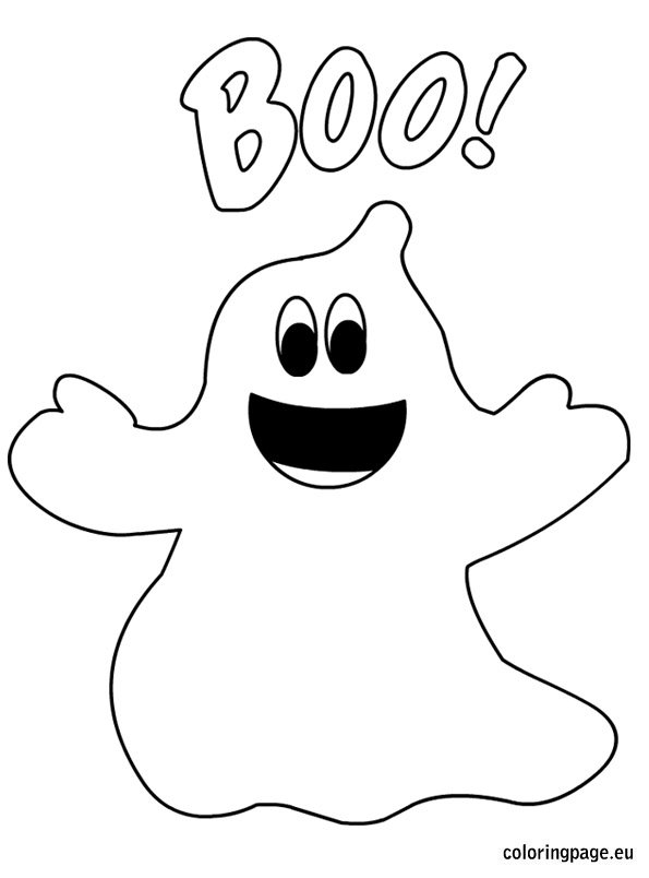 halloween boo coloring pages - photo #19