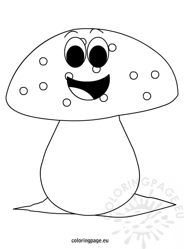 mushroom coloring coloringpage eu