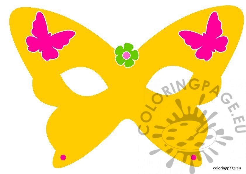 Butterfly Mask Template Www pixshark Images Galleries With A Bite 