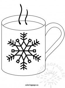 Hot Chocolate Coloring Page