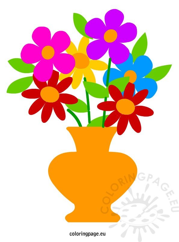 free clip art flowers in vase - photo #24