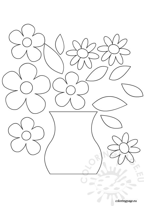 Printable Flower Vase