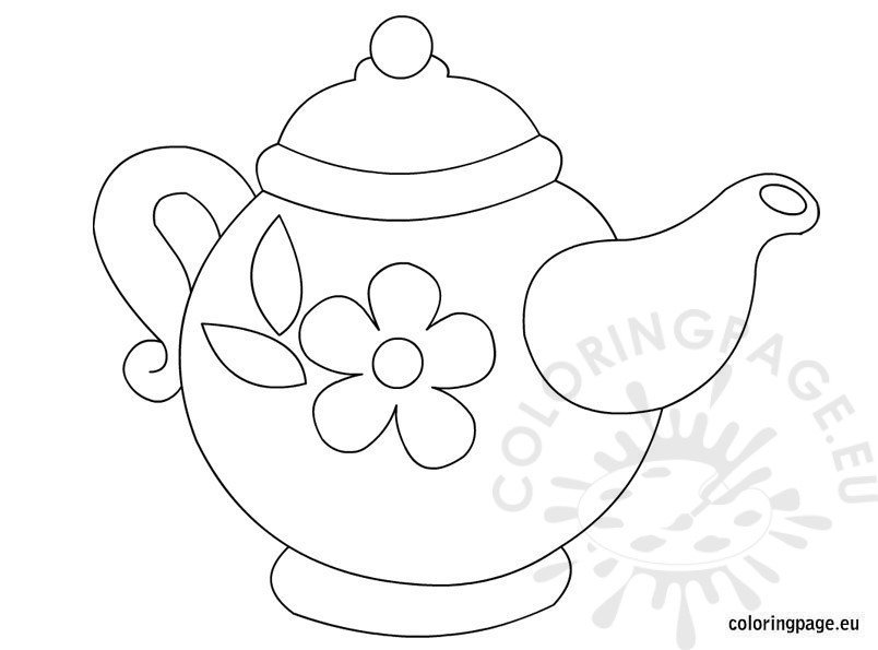 i am a little teapot coloring pages - photo #20