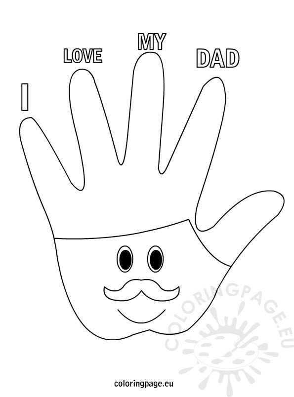 i love you dad coloring pages - photo #37