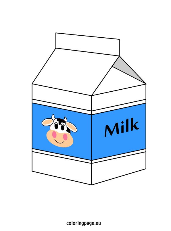 Milk – Coloring Page