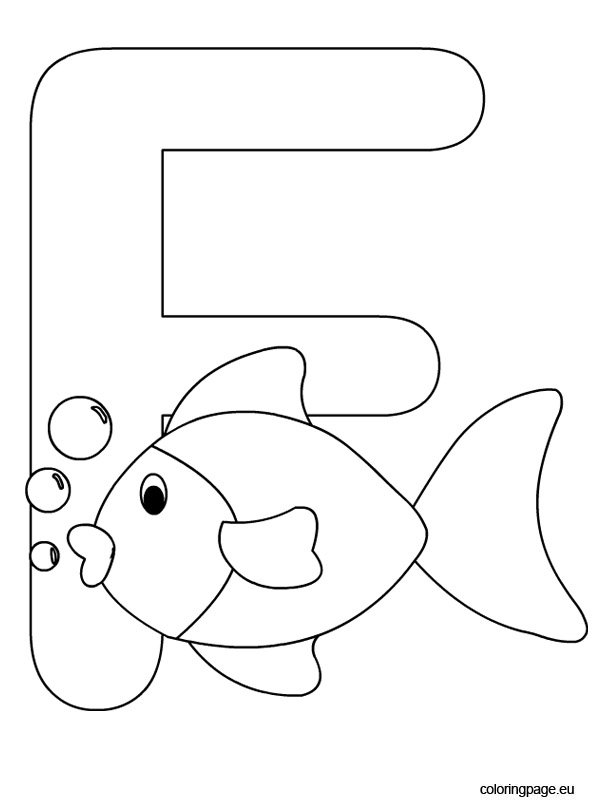 f letter coloring pages - photo #17