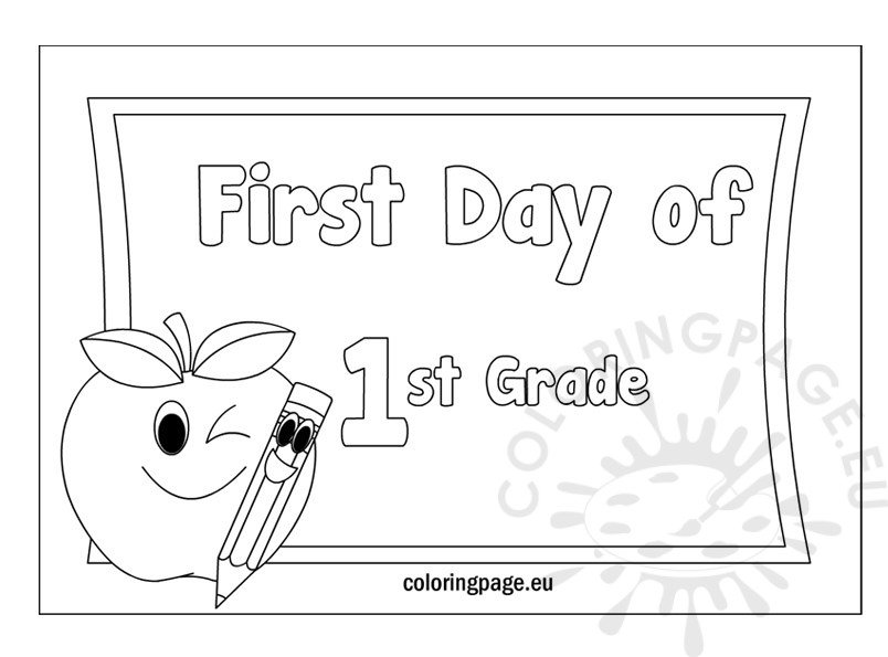 first-day-of-1st-grade-free-coloring-page