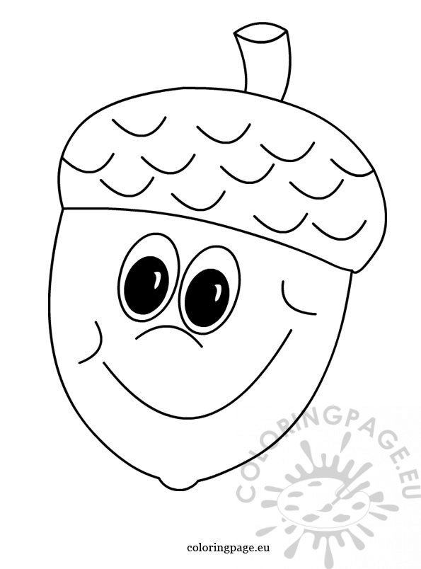 acorn coloring pages - photo #35