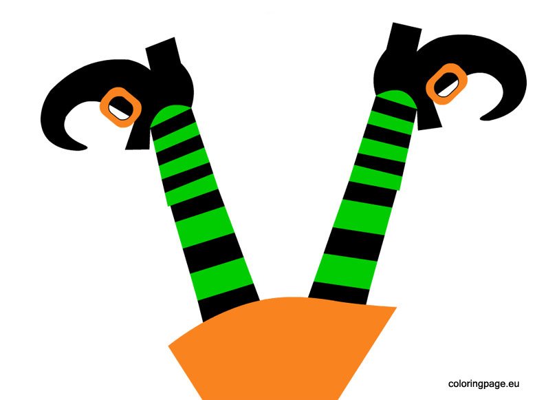 witch legs clip art - photo #2