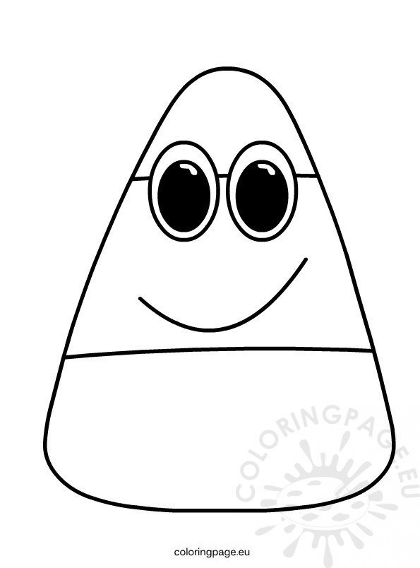 halloween coloring pages candy corn - photo #1