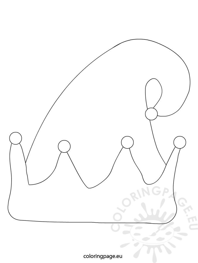 Elf hat – Coloring Page