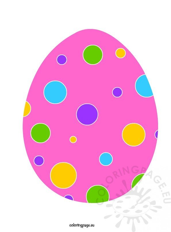 Printable Easter Egg – Coloring Page