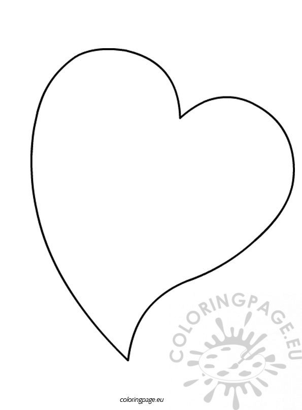 valentine blank coloring pages - photo #30