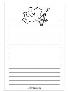 Love Letter Coloring Page