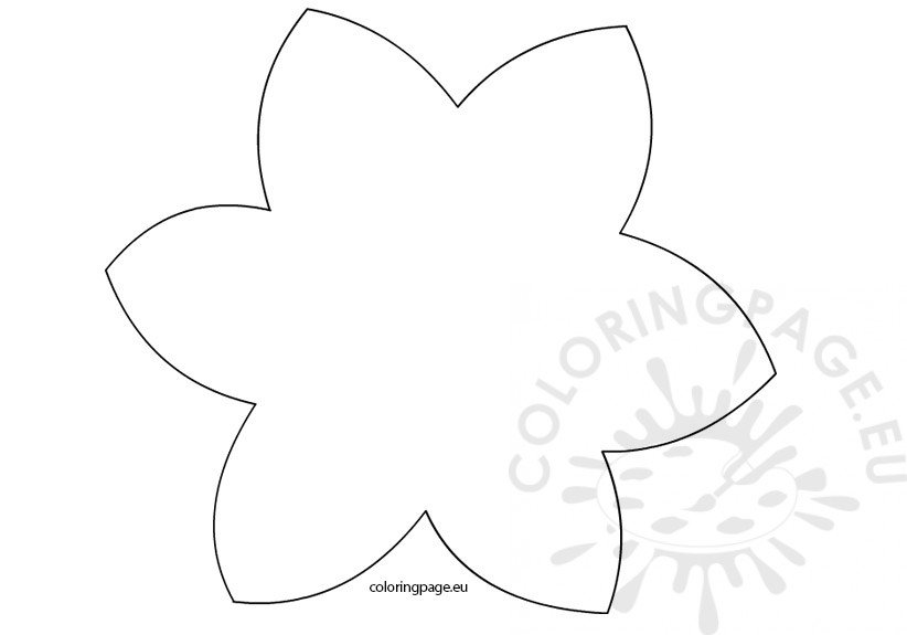 Daffodil template – Coloring Page