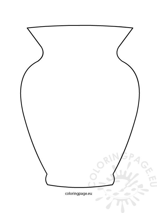 Vase Template Free Printable