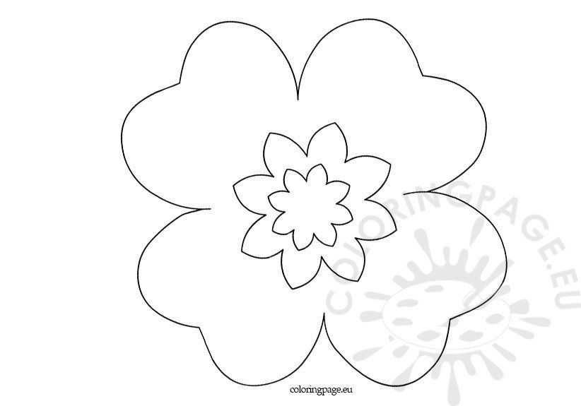 Free printable flower Coloring Page