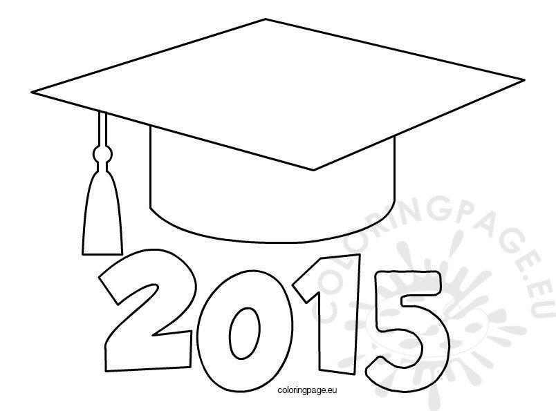 Coloring Pages Of Graduation Caps