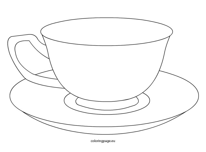 calming coloring pages tea cups - photo #18