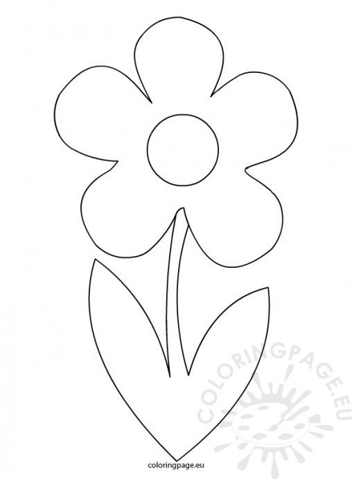 flower-with-stem-template-coloring-page