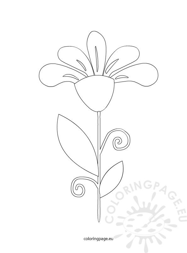 daisy rose petal coloring pages - photo #28