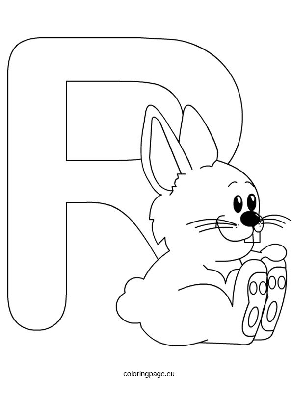 Adult Coloring Pages Letter R Coloring Pages