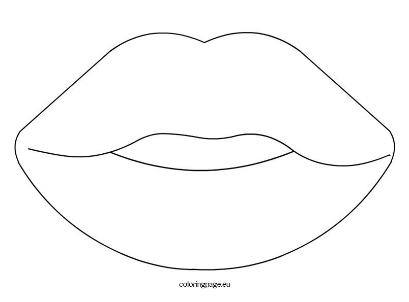 Printable Mouth Template Printable Word Searches