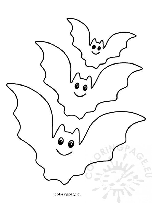 halloween bat coloring pages - photo #18