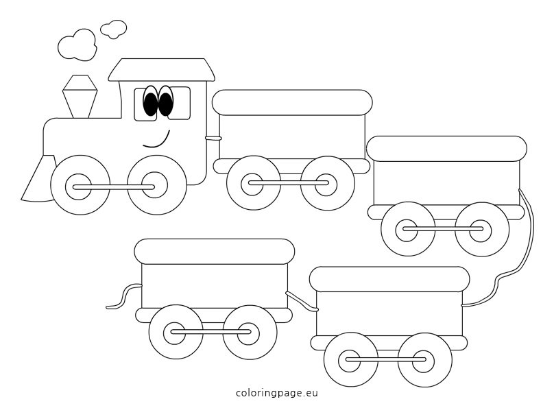 Train coloring page – Coloring Page