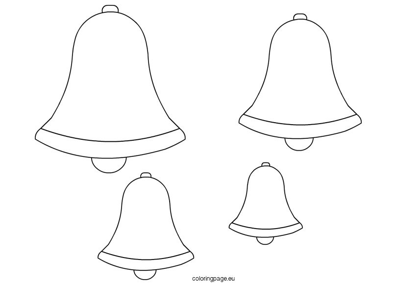 Bell Template Coloring Page